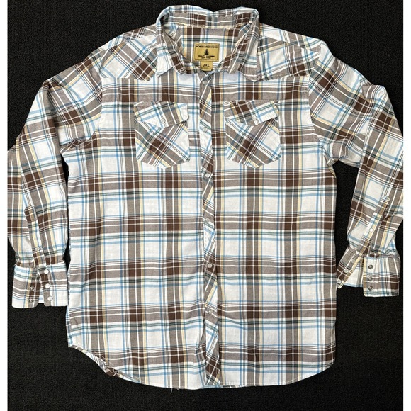 Other - North Westwood Long Sleeve Western Shirt With Pearl Button Up Size 2x Long Slee